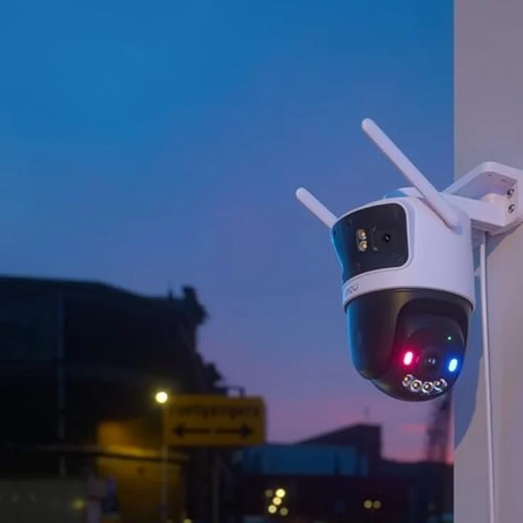 Imou Cruiser Triple, PTZ WLAN Überwachungskamera mit 11MP, 3 Objektiven, Personen- und Fahrzeugerkennung, Nachverfolgung, Rot-Blau Warnungslicht, 2-Wege-Audio, Wi-Fi 6 – Bild 5
