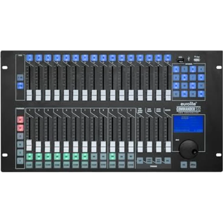 Eurolite DMX Commander 512, Lichtsteuerung mit umfangreicher DMX-Funktionalität – Bild 4