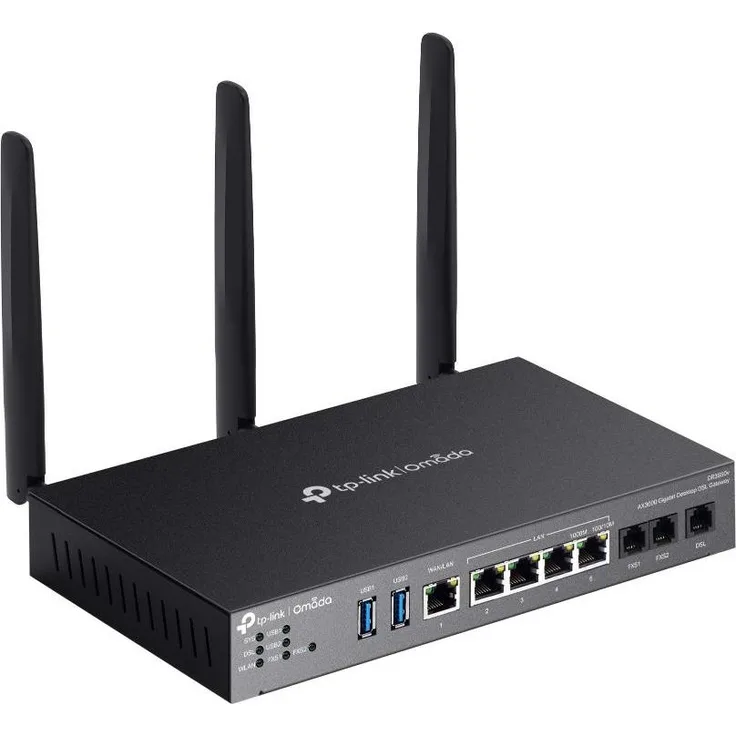 TP-Link DR3220V-4G, Dual-Band Router mit bis zu 2402 Mbit/s, Wi-Fi 6, MU-MIMO, Schwarz