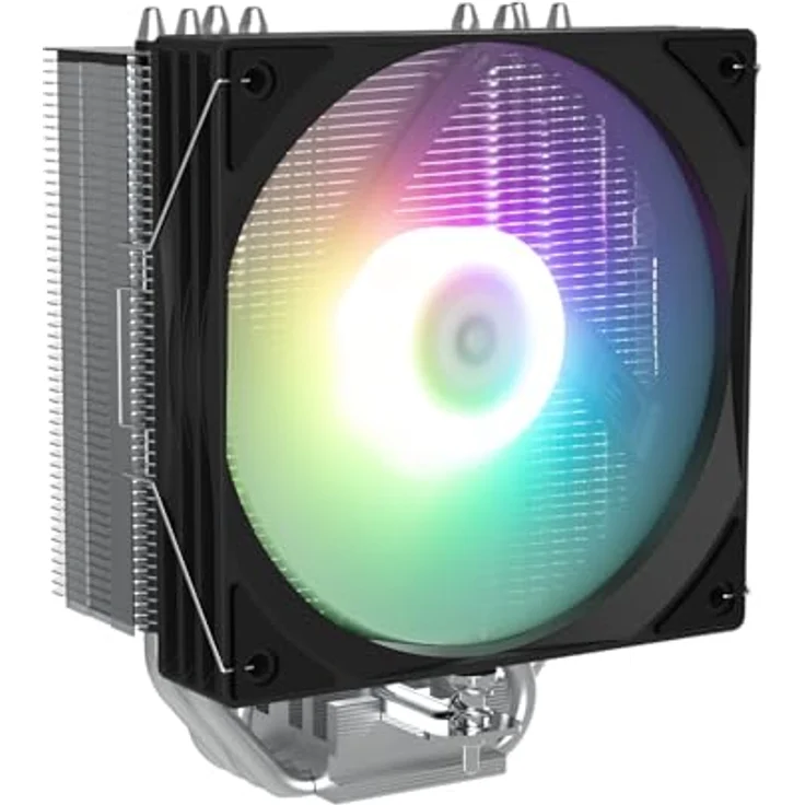 Zalman CNPS9X Optima2, CPU Kühler mit TDP 180W, 4 Heatpipes, 155 mm, Schwarz – Bild 2
