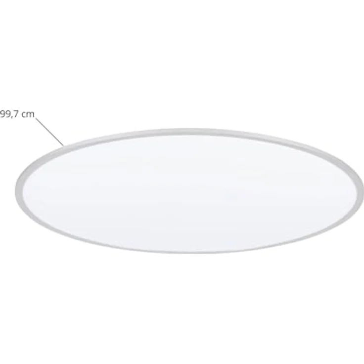 Lindby LED Deckenleuchte 'Narima' (Modern) in Weiß für Küche (1 flammig) - LED-Deckenlampe – Bild 4
