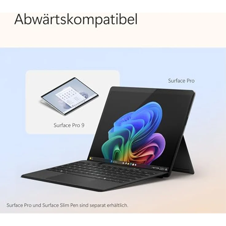 MICROSOFT Surface Pro Flex Keyboard, Tablet-Tastatur mit haptischem Touchpad, schwarz, abwärtskompatibel mit Surface Pro 8/9 – Bild 11