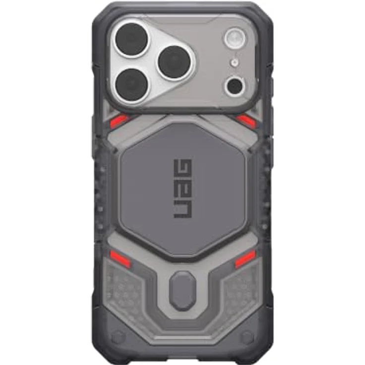 Urban Armor Gear Monarch Pro MagSafe Bumper für Apple iPhone 18 Pro, grau, 5-lagiger Schutz, stossfest und robust mit Karbonfasern – Bild 3