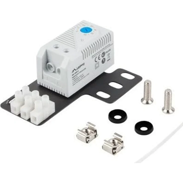 Lanberg AK-1505-S, Closing Thermostat in Grau, 2.5U für Server-Zubehör – Bild 1