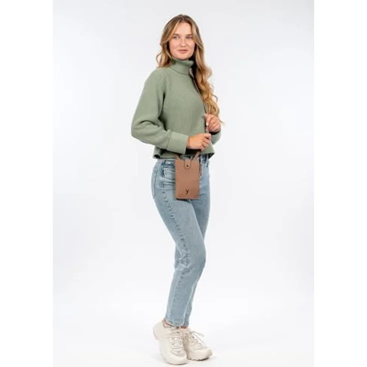 Suri Frey Gitty Handytasche, 11,5 cm, Kunstleder, braun – Bild 2