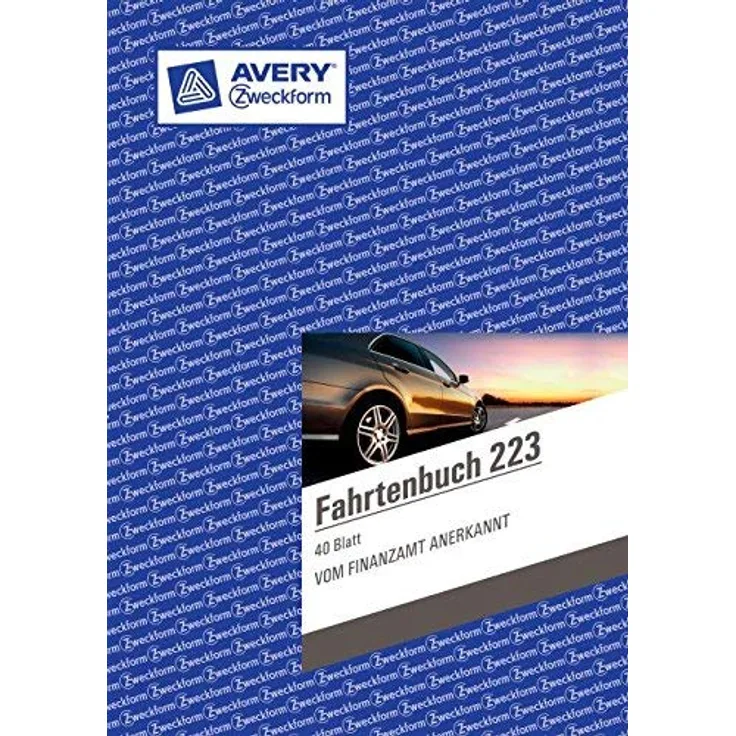 Avery Zweckform 223 Fahrtenbuch DIN A5 40 Blatt PKW LKW
