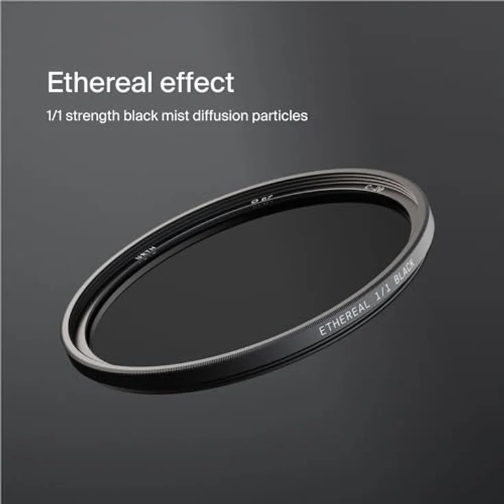 Urth 49mm Ethereal 1 Black Mist Filter Plus+, Objektivfilter zur kontrollierten Lichtstreuung, Schwarz – Bild 2