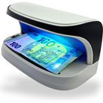 BEITZ BS-09 tragbares UV-Falschgeldprüfgerät zur schnellen Banknotenprüfung, kompakter Geldscheinprüfer für unterwegs und Kassenplätze