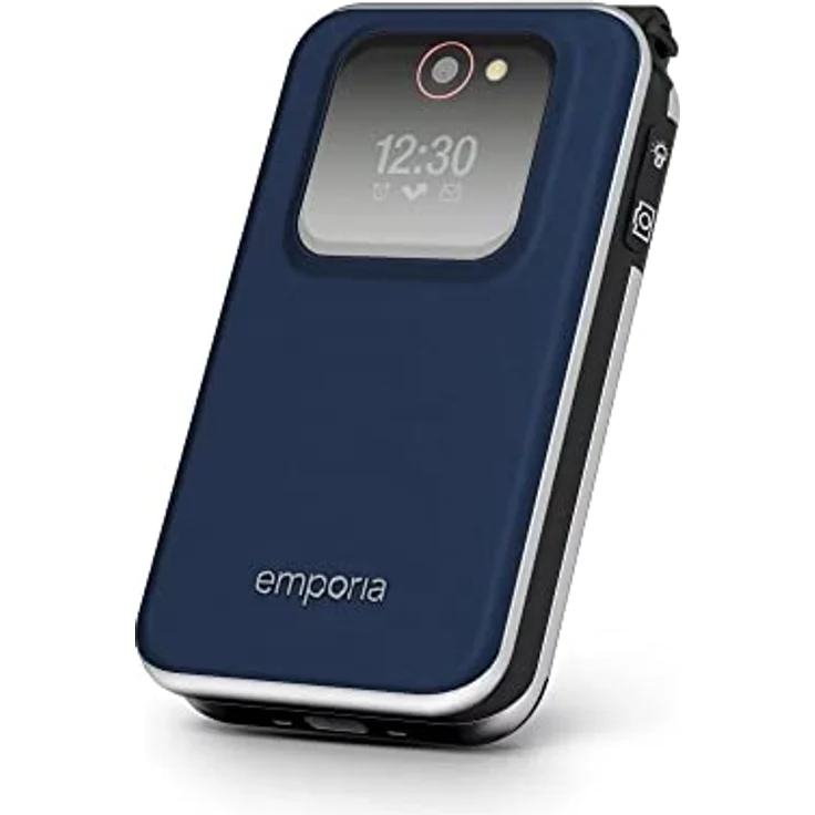 emporiaJOY-LTE | Seniorenhandy 2G | Klapphandy ohne Vertrag | Mobiltelefon mit Notruftaste | 2,8-Zoll-Display | Blueberry – Bild 3