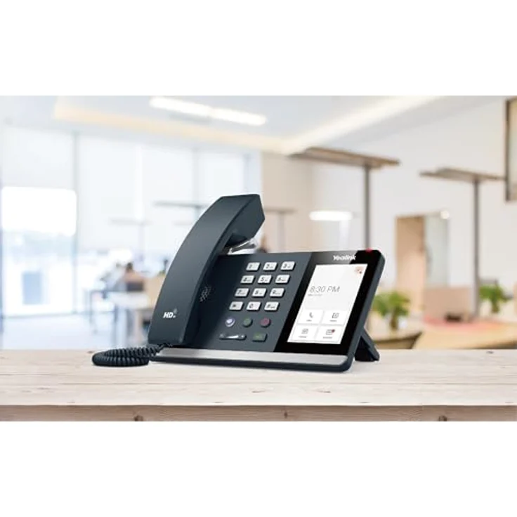 Yealink MP54 E2, VoIP-IP-Telefon in Grau mit 4" LCD-Display und kabelgebundenem Mobilteil – Bild 2