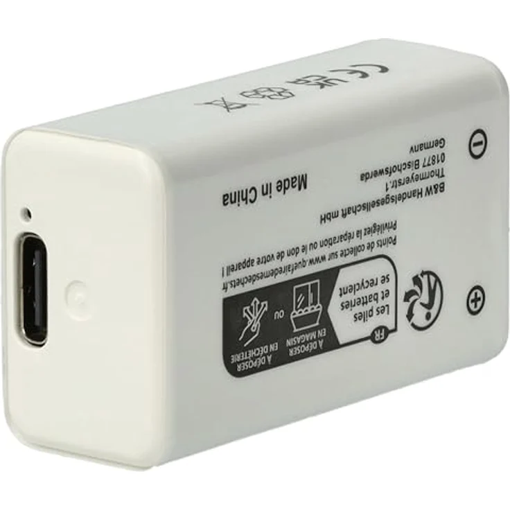EXTENSILO 9V-Akku Block kompatibel mit Daitem SP 150-21X, Hochleistungs-Lithium-Ion Akku mit 1 Ah Kapazität, ideal für Alarmanlagen und Rauchmelder – Bild 4
