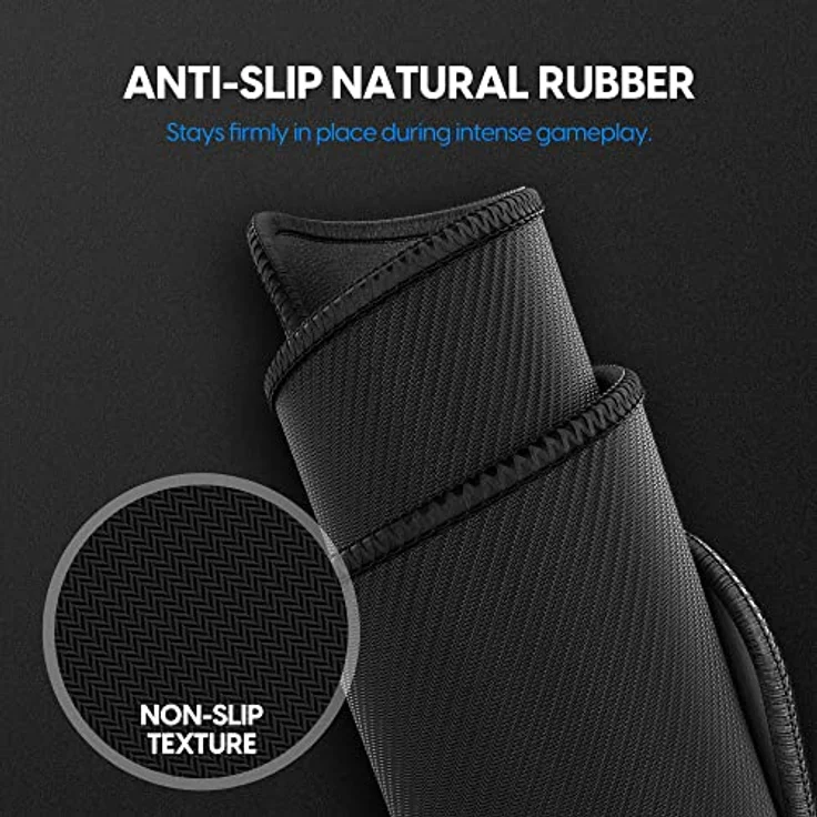 Pulsar Gaming Gears Paracontrol V2 Mouse Pad L, rutschfeste Mausmatte aus Naturkautschuk mit präziser Steuerung, Schwarz – Bild 3