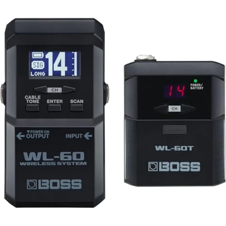 Boss WL-60 Wireless System, Plug-and-Play Funksystem für Pedalboards, extrem niedrige Latenz, bis zu 25 Stunden Akkulaufzeit – Bild 1