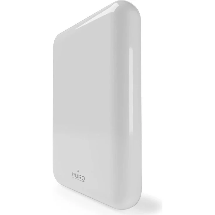 PURO Power Mag Powerbank 5000 mAh, 20 W USB-C Stromversorgung, kabelloses Laden, Weiß