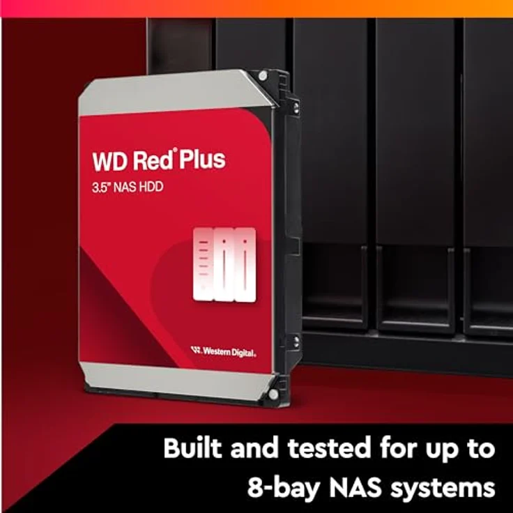 WD Red Plus NAS Hard Drive WD120EFBX - Festplatte - 12 TB - intern - 3.5 Zoll (8.9 cm) - SATA 6Gb/s - 7200 rpm - Puffer: 256 MB (WD120EFBX) – Bild 3