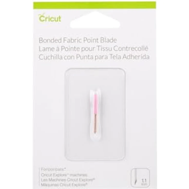Cricut Bonded Fabric Point Ersatzklinge, Präzisionsklinge aus deutschem Karbidstahl für verstärkte Stoffe, rosa – Bild 2