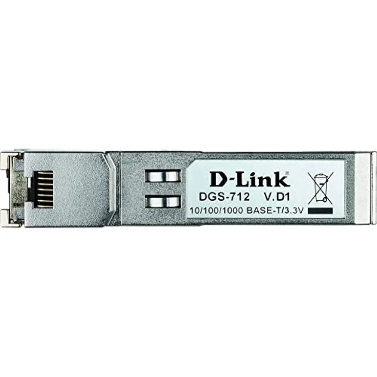 D-Link DGS-712 1-Port SFP-Transceiver Modul (für 1000BaseT, RJ-45) – Bild 2