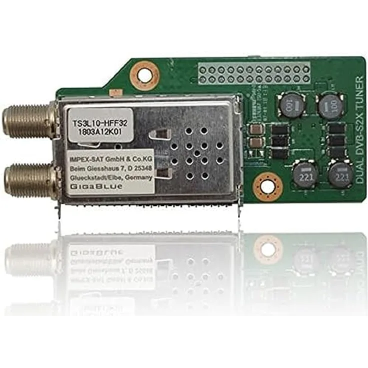 GigaBlue Giga Dual DVB-S2X Tuner v.2, Multistream Dual Sat-Receiver mit aktueller Software
