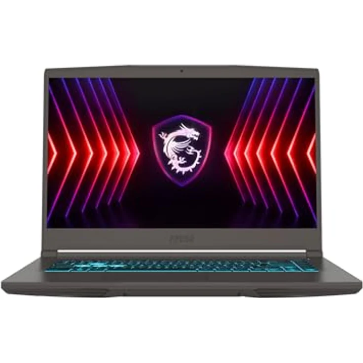 MSI Thin 15 B13UC-3073, 15,6" FHD Notebook mit 144Hz, Intel Core i5-13420H, 16GB RAM, 512GB SSD, NVIDIA RTX 3050, grau – Bild 2