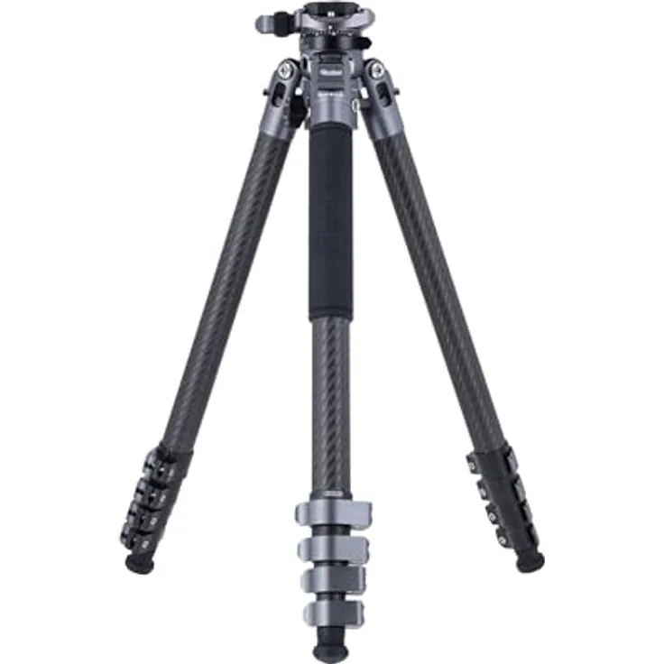 Rollei Easy Traveler Carbonstativ - 5 kg Tragkraft, 160 cm Höhe, Ultraleicht, Kompakt, Mühelose Feststellfunktion