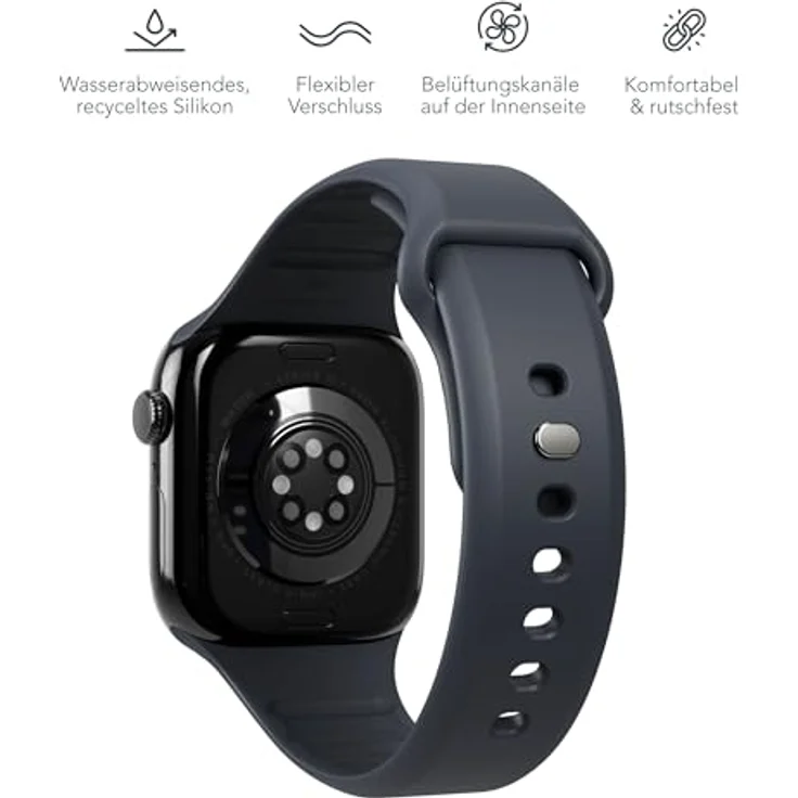 Vonmählen Classic Band 2, Armband für Apple Watch 38/40/41 mm, Navy, versandkostenfrei – Bild 3