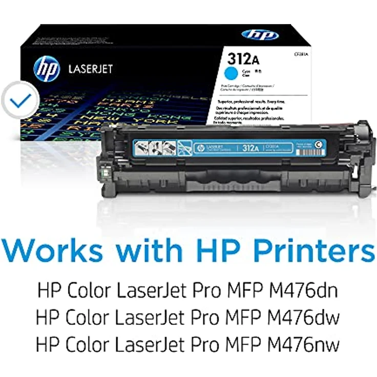 HP 312A (CF381A) Blau Original Toner für HP Color Laserjet Pro MFP M476 – Bild 2