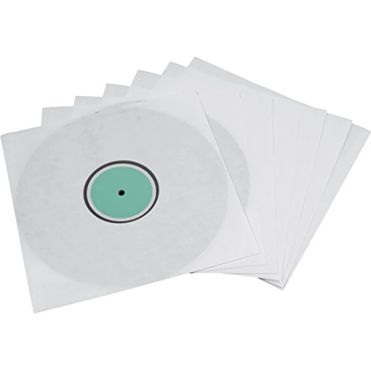 Hama Schallplatten-Innenhüllen, 10 Stück (mit transparentem Sichtfenster) Vinyl LP-Hülle, Schutzhülle – Bild 1