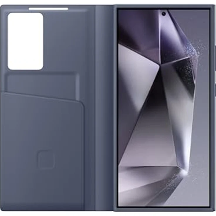 Samsung Smart View Wallet Smartphone Case EF-ZS928 für Galaxy S24 Ultra, Handy-Hülle, Kartenfach, Sichtfenster, Violet – Bild 3