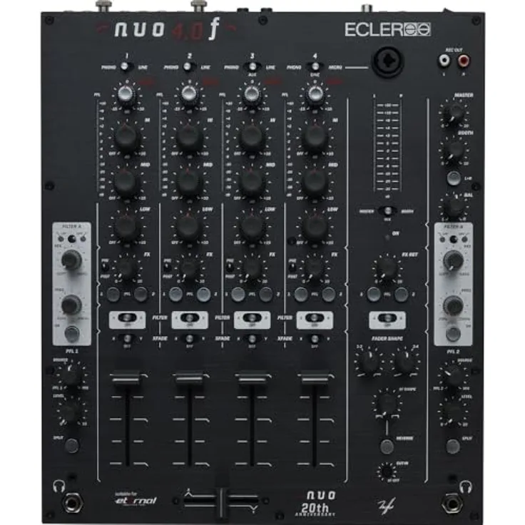 Ecler NUO 4.0 F, DJ Controller mit analogen Potentiometern und XLR-Ausgängen