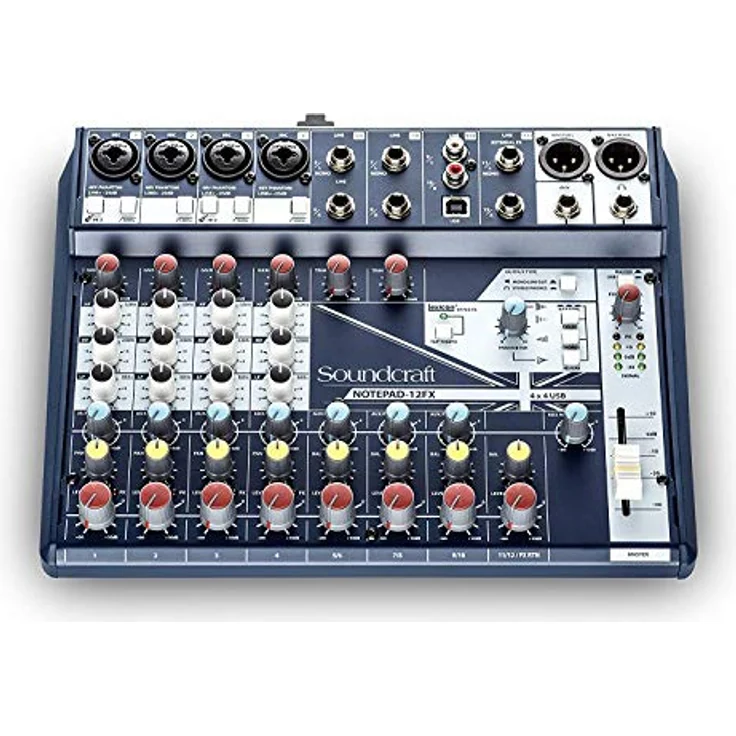 Soundcraft Notepad 12 FX Mischpult, mit USB I-O – Bild 4
