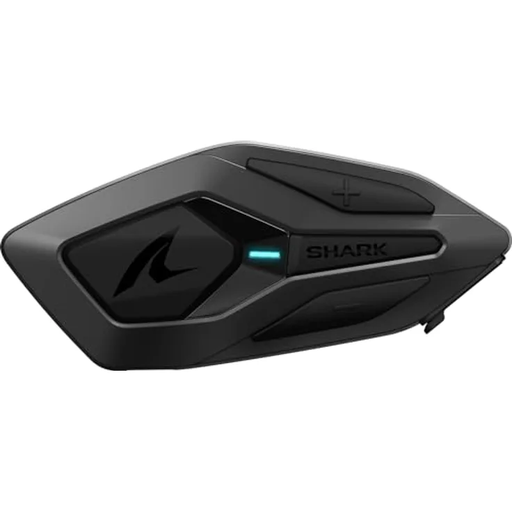 Shark Sena Bluetooth Kommunikationssystem Doppelset, HD Lautsprecher, wasserdicht, bis zu 800 m Reichweite, für 4 Fahrer