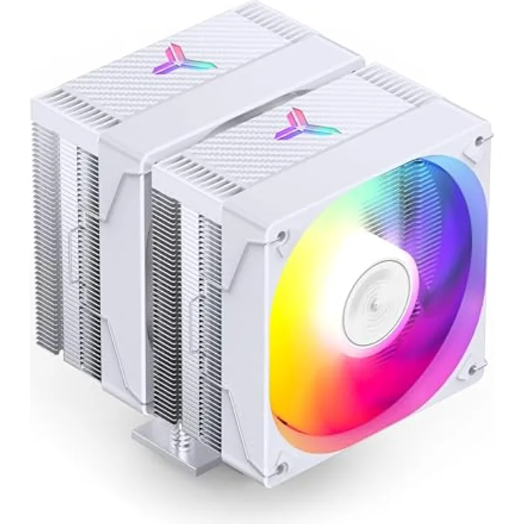 Jonsbo CR-3000E CPU-Kühler, Dual-Tower, ARGB, 260W TDP - weiß, 120mm