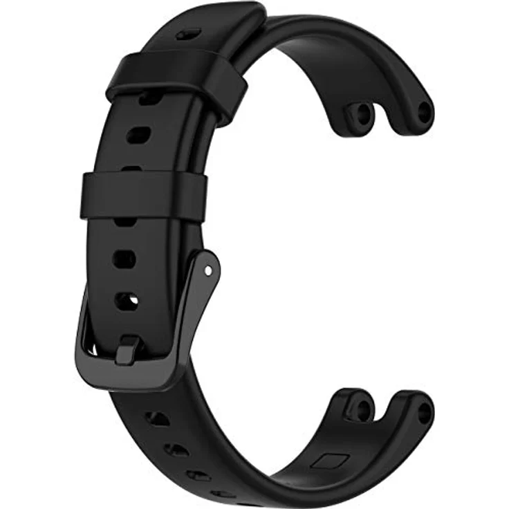 Shieranlee Armband für Garmin Lily, Silikon Ersatzarmband in Schwarz, flexibel, wasserdicht und verstellbar, für Damen – Bild 4