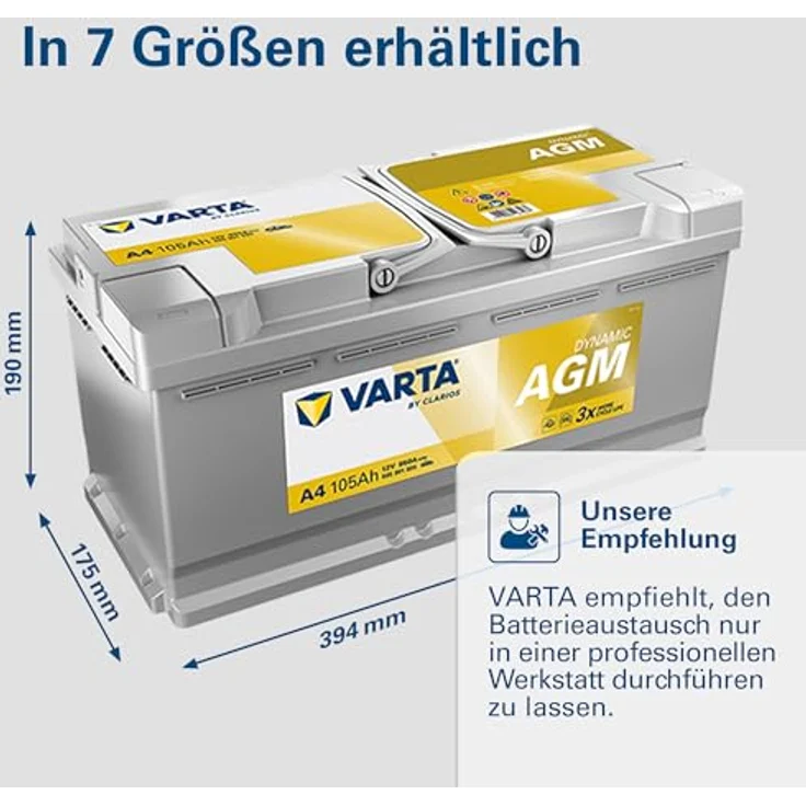 VARTA N65 Blue Dynamic EFB, 12V Autobatterie mit 65Ah und 650A für Start-Stopp-Automatik, inkl. 7,50 Pfand – Bild 6