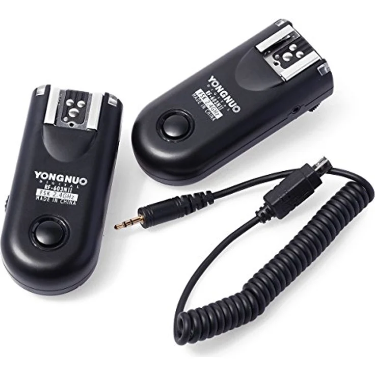 bigshop Yongnuo RF-603N II N3 wireless Funk Blitzauslöser 2 Sendeempfänger Transceivers Kit für Nikon Kameras D90 D600 D3100 D5200 D7100 – Bild 2