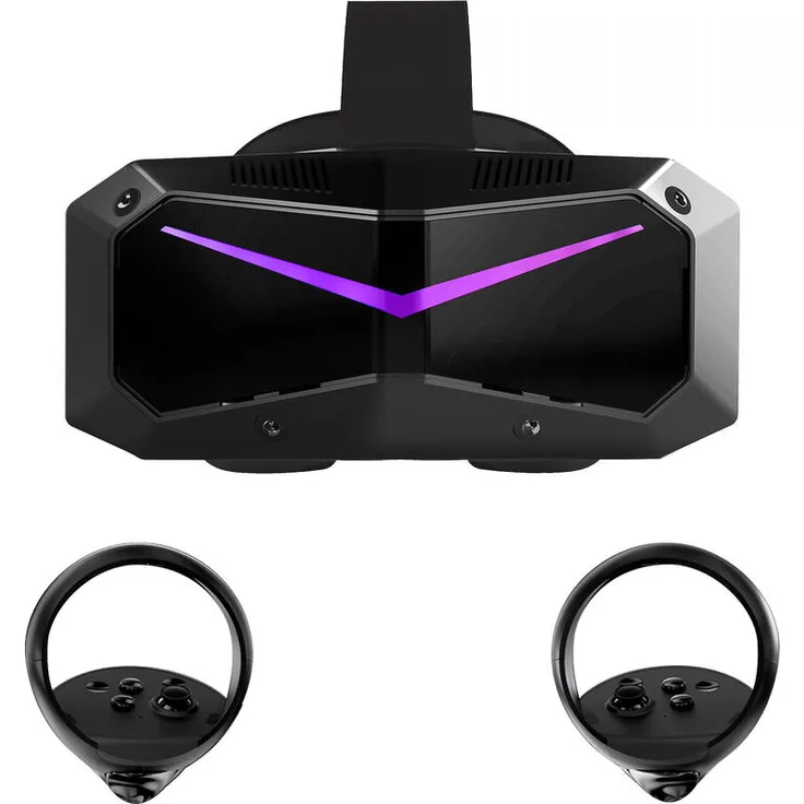 Pimax Crystal Super Micro-OLED VR-Headset, High-End Virtual Reality mit extrem hoher Auflösung, schwarz