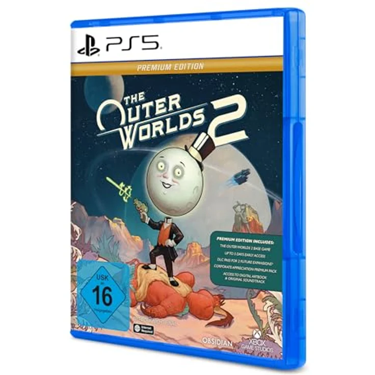 Xbox The Outer Worlds 2 – Premium Edition – PS5 Spiel mit Early Access, DLC-Pass, Artbook und Soundtrack [Disc + Code] – Bild 2