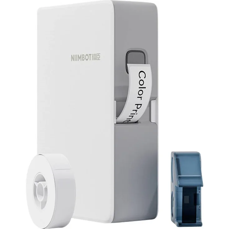 NIIMBOT N1, Tragbarer Thermotransfer Etikettendrucker, 203 DPI, 12mm max. Etikettenbreite, Bluetooth 5.0, 1200mAh Akku