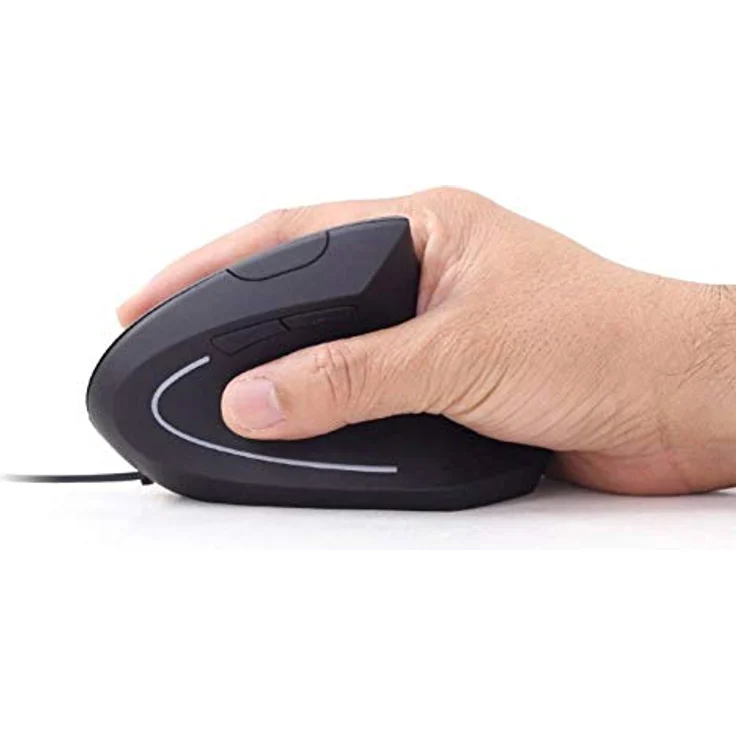 Gembird MUS-ERGO-01 USB-Maus, Ergonomische Maus Optisch Ergonomisch schwarz – Bild 3