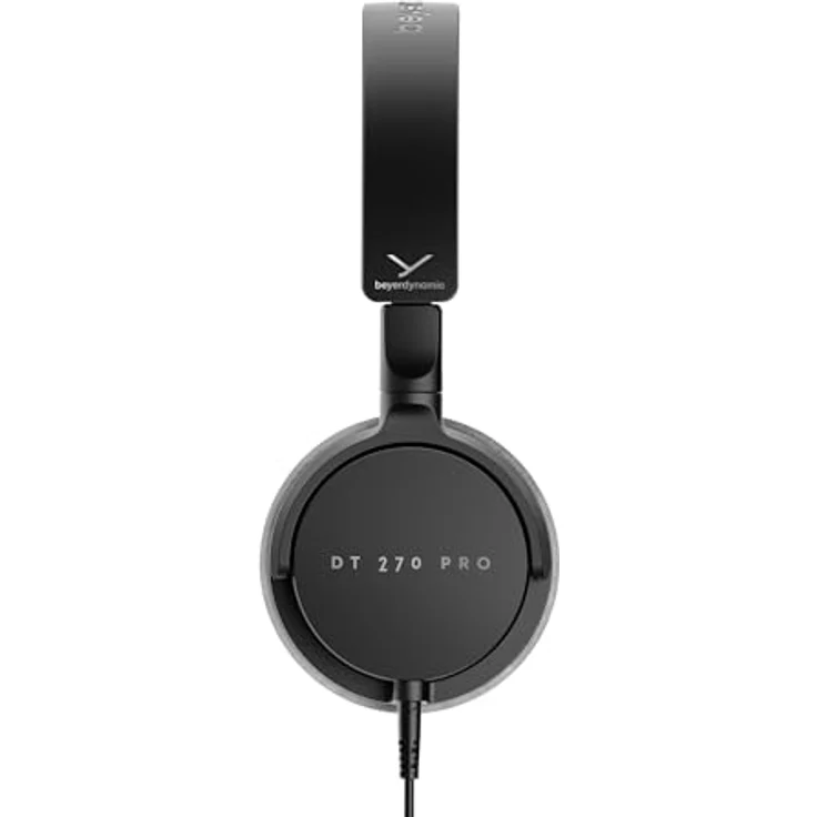 beyerdynamic DT 270 PRO, kompakter Over-Ear Studiokopfhörer für Recording und Monitoring, hohe Klangqualität, abnehmbares Kabel – Bild 2