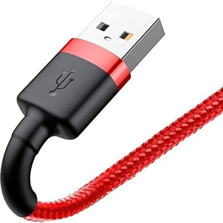 Baseus Cable Cafule - USB to Lightning - 2,4A 0,5 m (CALKLF-A09) red – Bild 3