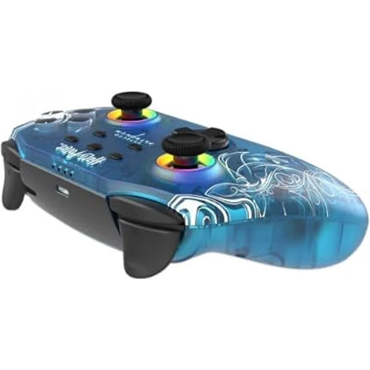 FREAKS & GEEKS Harry Potter Afterglow Patrol Wireless Controller, kabellos mit RGB-Lichtmodi, 600-mAh-Akku und 3,5-mm-Kopfhöreranschluss für Nintendo Switch, mehrfarbig – Bild 4