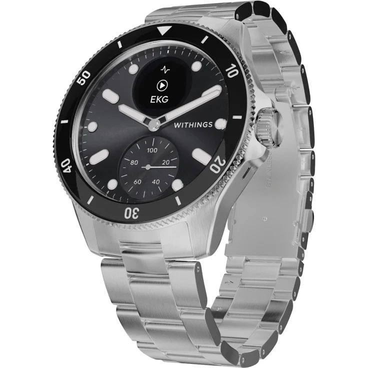 Withings ScanWatch Nova Smartwatch, EKG, Temperaturverfolgung, 10 ATM, Saphierglas – Bild 1
