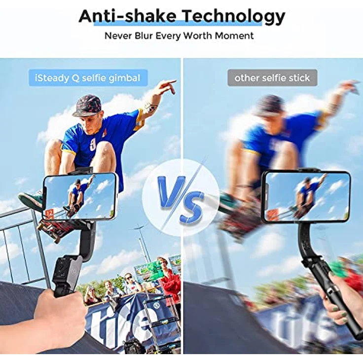 Hohem iSteady Q, Stativ mit flexibler 3-Achsen-Stabilisierung, schwarz – Bild 3