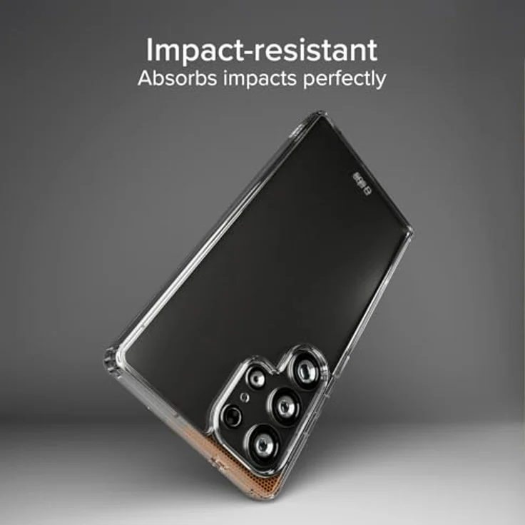 SBS Extreme Active Case D3O für Samsung S25 Ultra, flexibel und strapazierfähig, stoß- und kratzfest, transparent – Bild 2