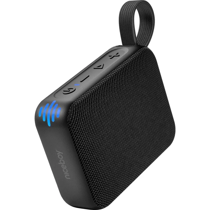 Niceboy Atom 4, Bluetooth-Lautsprecher mit 6W, IP67, 12h Akkulaufzeit, Bluetooth 5.0, Mikrofon