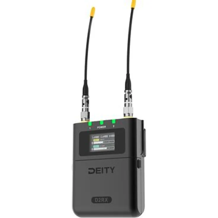 Deity Wireless Receiver THEOS D2RX, Dual-Channel Mikrofon für globale Nutzung