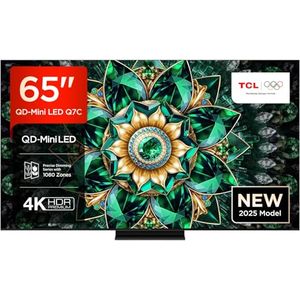 Bild für TCL 65Q7C 65 Zoll QD-Mini LED Fernseher, 4K HDR Premium 2600, Smart TV unterstützt durch Google TV (Dolby Vision IQ & Atmos, CrystGlow HVA Panel, Audio von Bang & Olufsen, 144Hz Motion Clarity Pro)