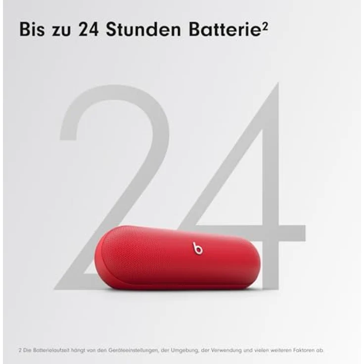 Beats Pill – Kabelloser Bluetooth® Lautsprecher – Signalrot – Bild 5
