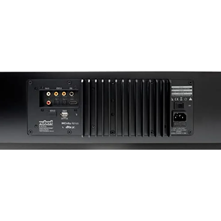 Nubert nuPro XS-8500 RC | Weiße Soundbar | TV-Lautsprecher mit Bluetooth aptX HD | Soundbase für Streaming | Wireless Sourround mit nuPro XS-Lautsprechern | Aktive Soundplate für HiFi & Musikgenuss – Bild 4